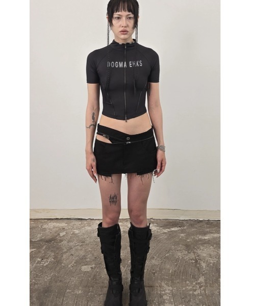 L.H.P(エルエイチピー)の「DOGMA EHKS/ドグマエークス/SPRAYED CYCLING JERSEY HALF SLEEVE TEE(Tシャツ/カットソー・レディース・ブラック・M)」の8枚目の写真