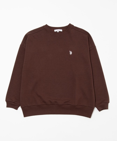 U.S. POLO ASSN.(ユーエスポロアッスン)の「WEGO/【26年秋冬新作】U.S.POLO ASSN.ダンボールスウェット(スウェット・レディース・アイボリー/杢グレー/ブラウン/ネイビー/ライトピンク/ダークグリーン・LARGE/MEDIUM/X-LARGE)」の13枚目の写真