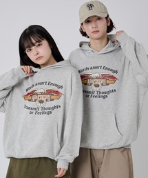 WEGO/【26年秋冬新作】アソートグラフィックプルパーカー
