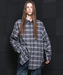 《UNISEX》【イタリアンデッドストックファブリック】プライムオーバーレギュラーカラーシャツコート/【Italian Dead Stock Fabric】Prime-Over Regular Collar Shirt Coat【MAISON SPECIAL/メゾンスペシャル】