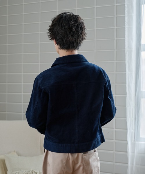 sedacle(セダクル)の「Vintage Corduroy Trucker Jacket/ヴィンテージ コーデュロイ トラッカージャケット(デニムジャケット・メンズ・ネイビー/キャメル・MEDIUM/LARGE/SMALL)」の18枚目の写真