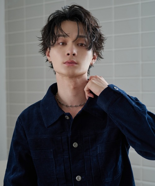 sedacle(セダクル)の「Vintage Corduroy Trucker Jacket/ヴィンテージ コーデュロイ トラッカージャケット(デニムジャケット・メンズ・ネイビー/キャメル・MEDIUM/LARGE/SMALL)」の4枚目の写真