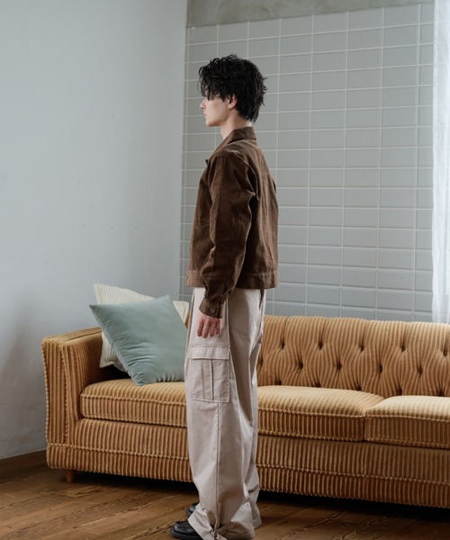 sedacle(セダクル)の「Vintage Corduroy Trucker Jacket/ヴィンテージ コーデュロイ トラッカージャケット(デニムジャケット・メンズ・ネイビー/キャメル・MEDIUM/LARGE/SMALL)」の10枚目の写真