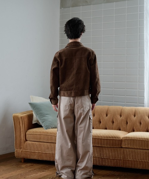sedacle(セダクル)の「Vintage Corduroy Trucker Jacket/ヴィンテージ コーデュロイ トラッカージャケット(デニムジャケット・メンズ・ネイビー/キャメル・MEDIUM/LARGE/SMALL)」の11枚目の写真