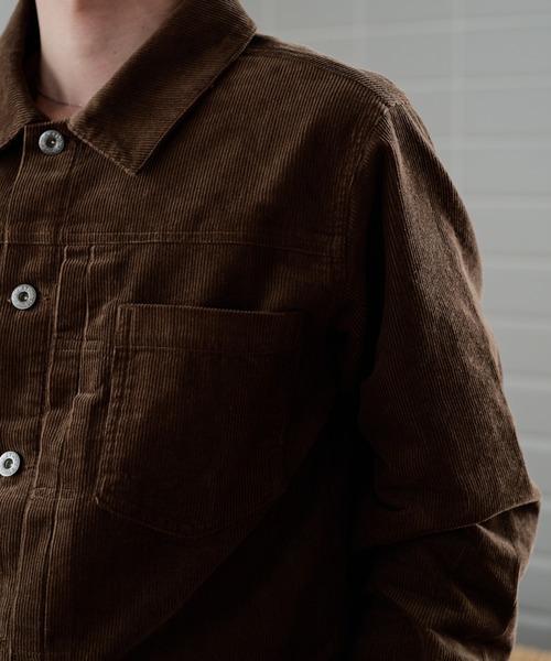 sedacle(セダクル)の「Vintage Corduroy Trucker Jacket/ヴィンテージ コーデュロイ トラッカージャケット(デニムジャケット・メンズ・ネイビー/キャメル・MEDIUM/LARGE/SMALL)」の12枚目の写真