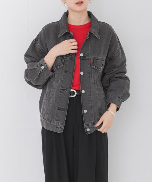 Levi's(リーバイス)の「Levi’s 90S TRUCKER(デニムジャケット・レディース・スミクロ・SMALL)」の1枚目の写真