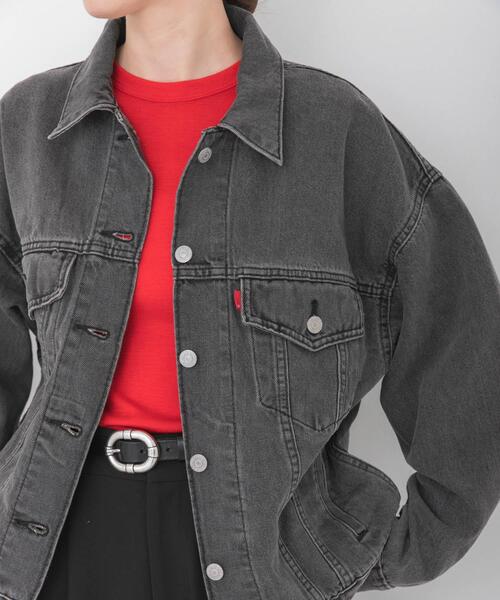 Levi's(リーバイス)の「Levi’s 90S TRUCKER(デニムジャケット・レディース・スミクロ・SMALL)」の2枚目の写真