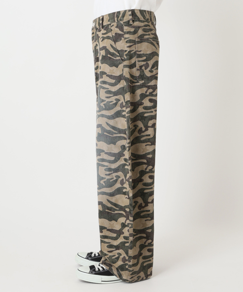 JOINT WORKS（ジョイントワークス）の「スターカモ パターン カーブパンツ / J STAR CAMO PATTERN CURVE PT（デニムパンツ・レディース・ベージュ系その他/オリーブ・LARGE/MEDIUM）」の5枚目の写真