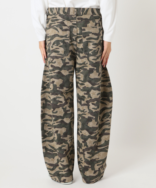 JOINT WORKS（ジョイントワークス）の「スターカモ パターン カーブパンツ / J STAR CAMO PATTERN CURVE PT（デニムパンツ・レディース・ベージュ系その他/オリーブ・LARGE/MEDIUM）」の6枚目の写真