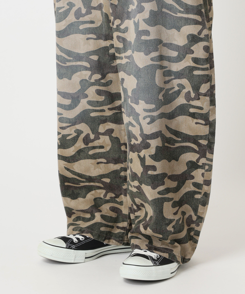 JOINT WORKS（ジョイントワークス）の「スターカモ パターン カーブパンツ / J STAR CAMO PATTERN CURVE PT（デニムパンツ・レディース・ベージュ系その他/オリーブ・LARGE/MEDIUM）」の10枚目の写真