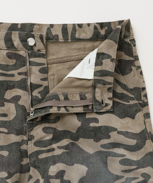 JOINT WORKS（ジョイントワークス）の「スターカモ パターン カーブパンツ / J STAR CAMO PATTERN CURVE PT（デニムパンツ・レディース・ベージュ系その他/オリーブ・LARGE/MEDIUM）」の12枚目の写真