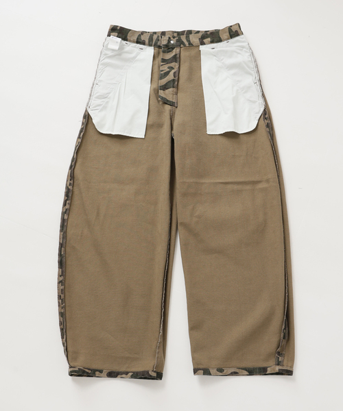 JOINT WORKS（ジョイントワークス）の「スターカモ パターン カーブパンツ / J STAR CAMO PATTERN CURVE PT（デニムパンツ・レディース・ベージュ系その他/オリーブ・LARGE/MEDIUM）」の13枚目の写真