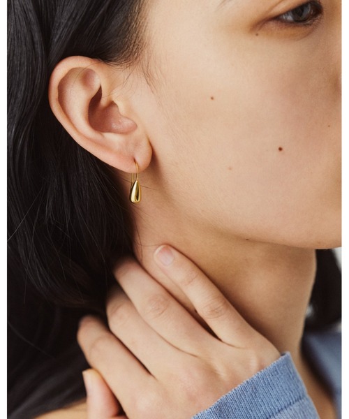 kiehtova(キエトヴァ)の「【kiehtova】DEW SHAPE PIERCE/デュー シェイプ ピアス(ピアス(両耳用)・レディース・ゴールド/シルバー・FREE)」の3枚目の写真