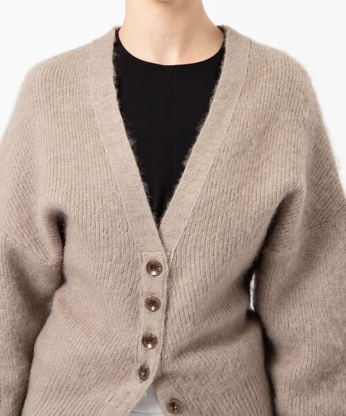 AKIRANAKA(アキラナカ)の「【AKIRANAKA/アキラナカ】Greer mohair knit cardigan/モヘアニットカーディガン(カーディガン/ボレロ・レディース・ベージュ・1)」の9枚目の写真