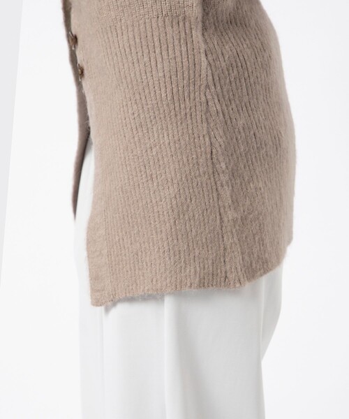 AKIRANAKA(アキラナカ)の「【AKIRANAKA/アキラナカ】Greer mohair knit cardigan/モヘアニットカーディガン(カーディガン/ボレロ・レディース・ベージュ・1)」の6枚目の写真