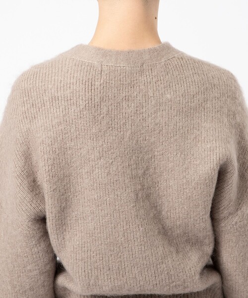 AKIRANAKA(アキラナカ)の「【AKIRANAKA/アキラナカ】Greer mohair knit cardigan/モヘアニットカーディガン(カーディガン/ボレロ・レディース・ベージュ・1)」の5枚目の写真