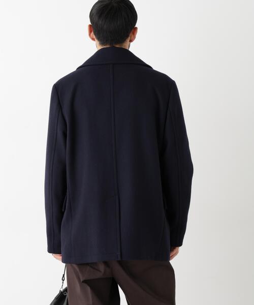 NANO universe(ナノユニバース)の「「NEW ON COAT」ウール/NショートPコート(ピーコート・メンズ・ネイビー/チャコール・L/S/M)」の13枚目の写真