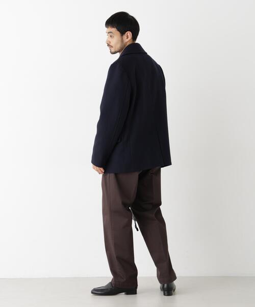 NANO universe(ナノユニバース)の「「NEW ON COAT」ウール/NショートPコート(ピーコート・メンズ・ネイビー/チャコール・L/S/M)」の17枚目の写真