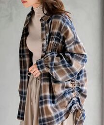 ホットフィックスチェックシャーリングシャツ