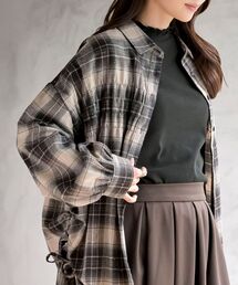ホットフィックスチェックシャーリングシャツ