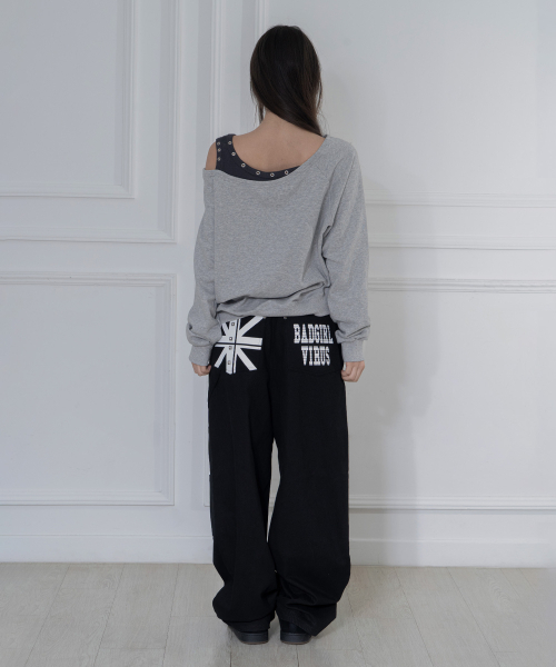 FANCY CLUB(ファンシークラブ)の「ロジェリー NOIRER スウェットシャツ (MELANGE GRAY) F26ZB016(スウェット・レディース・その他・FREE)」の6枚目の写真