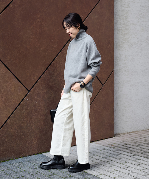 eness(エネス)の「ENESS/エネス COW LEATHER インサイドジップブーツ(ブーツ・レディース・ブラック・22.5cm/23.5cm/24.5cm)」の3枚目の写真