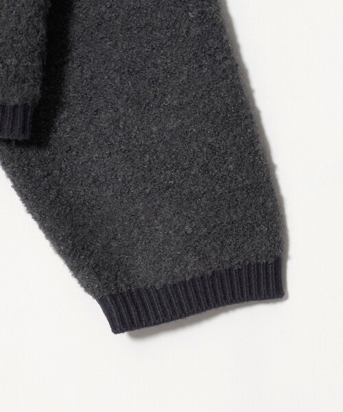 A DAY IN THE LIFE UNITED ARROWS(アデイインザライフユナイテッドアローズ)の「ループヤーン メタルボタン カーディガン <A DAY IN THE LIFE>(カーディガン/ボレロ・レディース・ダークグレー/ライム/ナチュラル/オフホワイト・FREE)」の12枚目の写真