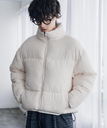 Rocky Monroe（ロッキーモンロー）の「新色追加 ダウンフェザー×機能性中綿ファイバーダウン オーバーサイズDEWSPOスエードハイブリッドジャケット（ダウンジャケット/コート）」