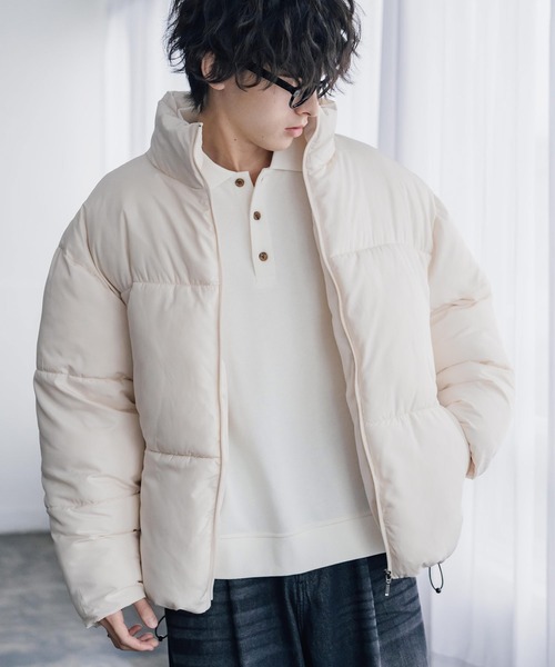 Rocky Monroe(ロッキーモンロー)の「新色追加 ダウンフェザー×機能性中綿ファイバーダウン オーバーサイズDEWSPOスエードハイブリッドジャケット(ダウンジャケット/コート・メンズ・ブラック/チャコール/グレー/ネイビー/オフホワイト/ブラック系/ブラウン/チャコールグレー・L/XL/M)」の15枚目の写真
