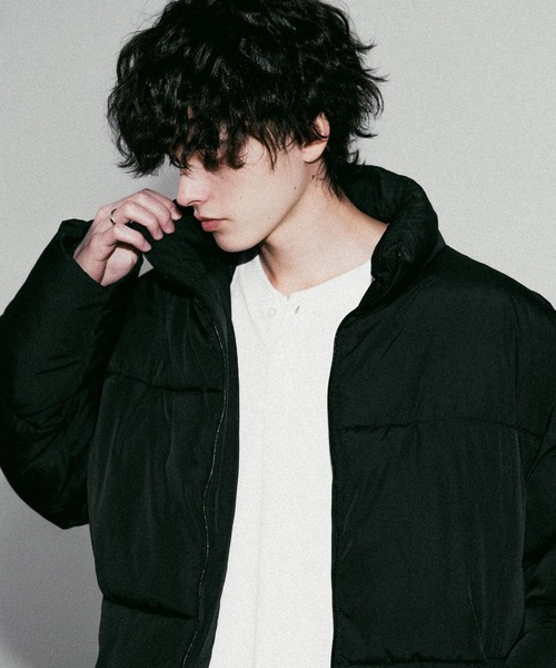 Rocky Monroe(ロッキーモンロー)の「新色追加 ダウンフェザー×機能性中綿ファイバーダウン オーバーサイズDEWSPOスエードハイブリッドジャケット(ダウンジャケット/コート・メンズ・ブラック/チャコール/グレー/ネイビー/オフホワイト/ブラック系/ブラウン/チャコールグレー・L/XL/M)」の18枚目の写真