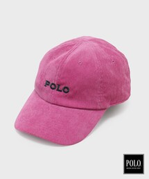THE SHOP TK （ザ ショップ ティーケー ）の「POLO BCS / コーデュロイ刺繍キャップ（キャップ）」