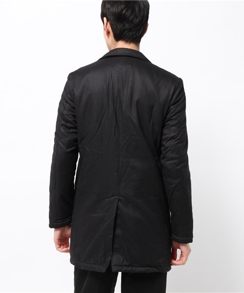 Revo.（レボ）の「ヘリンボーン起毛中綿チェスターコート（チェスターコート・メンズ・ネイビー/チャコールグレー/ブラック・2/1）」の7枚目の写真