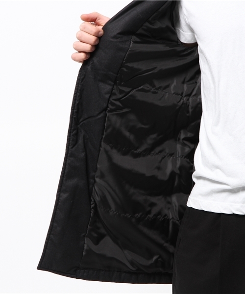 Revo.（レボ）の「ヘリンボーン起毛中綿チェスターコート（チェスターコート・メンズ・ネイビー/チャコールグレー/ブラック・2/1）」の4枚目の写真