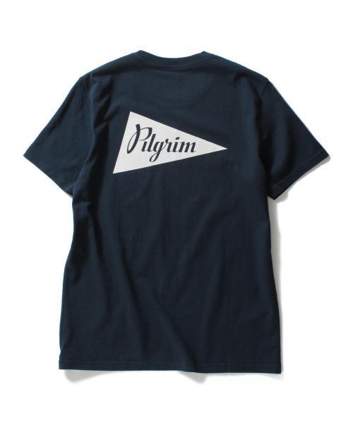 Pilgrim Surf Supply（ピルグリムサーフサプライ）の「Pilgrim Surf＋Supply / Team Tee（Tシャツ/カットソー・メンズ・ホワイト/ネイビー・MEDIUM/SMALL/LARGE/X-LARGE/X-SMALL）」の9枚目の写真