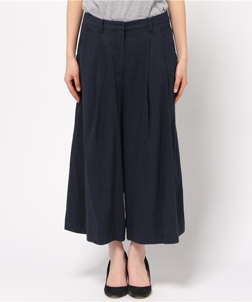 FIGARO Paris（フィガロパリ）の「リネンモダールポプリンパンツ◆（その他パンツ・レディース・チャコールグレー/ネイビー・38/36）」の3枚目の写真