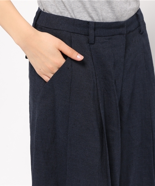 FIGARO Paris（フィガロパリ）の「リネンモダールポプリンパンツ◆（その他パンツ・レディース・チャコールグレー/ネイビー・38/36）」の12枚目の写真