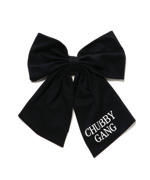 CHUBBYGANG(チャビーギャング)の「ビッグリボンタイ(その他小物・キッズ・ブラック/ホワイト・FREE)」の2枚目の写真