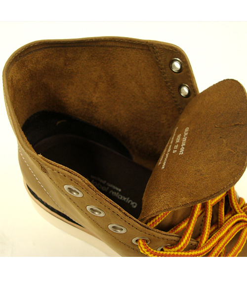 green label relaxing（グリーンレーベルリラクシング）の「GLR 7H P-TOE ワークブーツ（ブーツ・メンズ・ブラック/ベージュ/ダークブラウン/ナチュラル・25.5cm/26.5cm/27cm/26cm）」の7枚目の写真