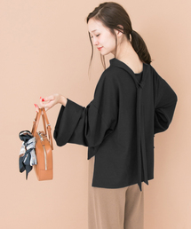 URBAN RESEARCH | UR BACKリボンワイドスリーブプルオーバー(Tシャツ/カットソー)