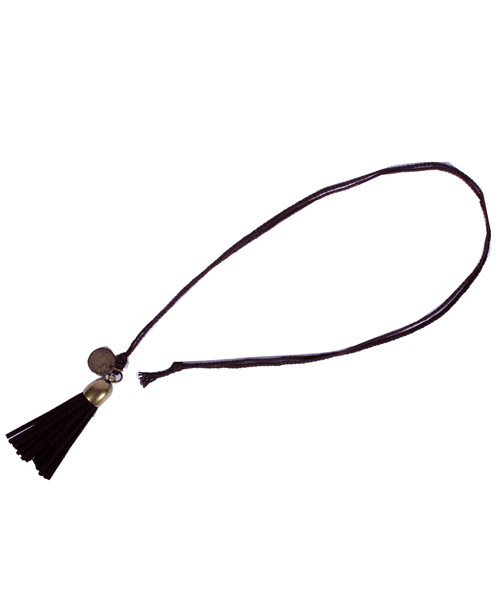 ８(eight)（エイト）の「タッセル ネックレス（ネックレス・メンズ・ベージュ/ブラウン/ブラック/カーキ/ワイン・FREE）」の3枚目の写真