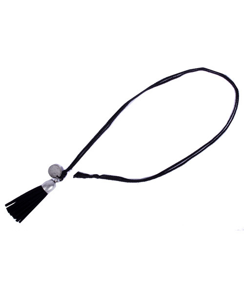 ８(eight)（エイト）の「タッセル ネックレス（ネックレス・メンズ・ベージュ/ブラウン/ブラック/カーキ/ワイン・FREE）」の2枚目の写真