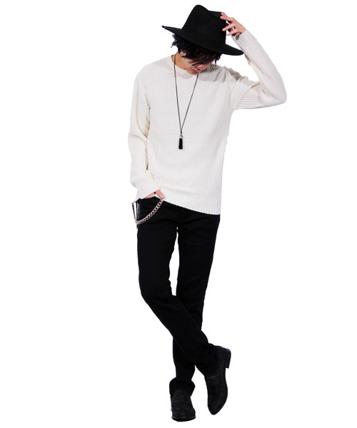 ８(eight)（エイト）の「タッセル ネックレス（ネックレス・メンズ・ベージュ/ブラウン/ブラック/カーキ/ワイン・FREE）」の6枚目の写真