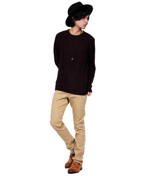 ８(eight)（エイト）の「タッセル ネックレス（ネックレス・メンズ・ベージュ/ブラウン/ブラック/カーキ/ワイン・FREE）」の7枚目の写真