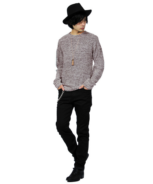 ８(eight)（エイト）の「タッセル ネックレス（ネックレス・メンズ・ベージュ/ブラウン/ブラック/カーキ/ワイン・FREE）」の8枚目の写真