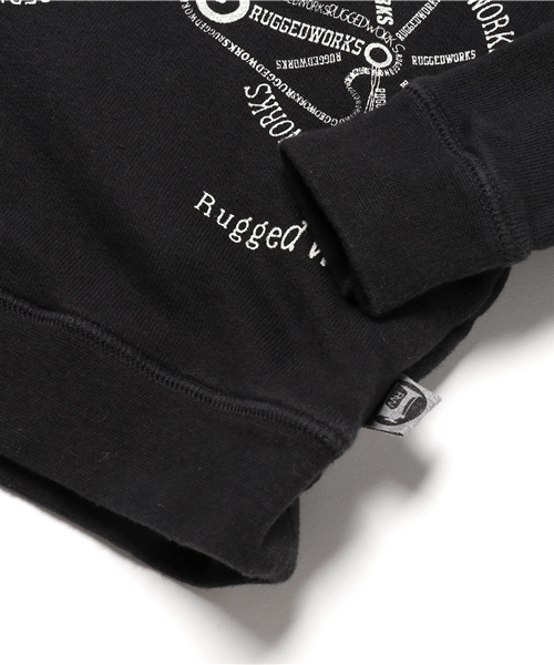 RUGGEDWORKS（ラゲッドワークス）の「裏毛パーカー 自転車（パーカー・キッズ・キナリ/ブラック・140cm/110cm/90cm/100cm/80ｃｍ/130cm/120cm）」の5枚目の写真