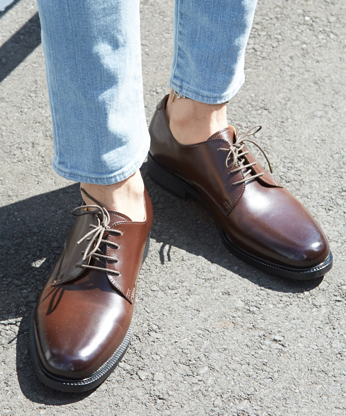 STUDIOUS(ステュディオス)の「プレーントゥシューズ(ドレスシューズ・メンズ・ブラック/ブラウン・9/7/8)」の1枚目の写真