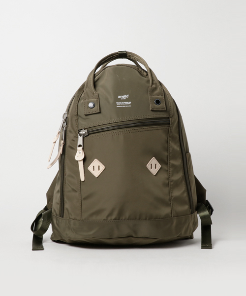 anello(アネロ)の「【anello】アネロ 高密度ナイロン風リュック (バックパック/リュック・レディース・グレー/ブラック/レッド/オリーブ/ネイビー・ONE SIZE)」の1枚目の写真