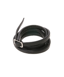 NO ID. | ab796-ｵｲﾙﾄﾞｶｳﾚｻﾞｰﾌﾞﾗｯｼｭ加工5ﾗｯﾌﾟﾅﾛｰﾌﾞﾚｽﾚｯﾄ(ブレスレット)