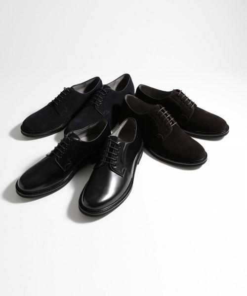 BEAUTY&YOUTH UNITED ARROWS(ビューティーアンドユースユナイテッドアローズ)の「BY レザー プレーントゥ オックスフォード シューズ ◆(ドレスシューズ・メンズ・ブラック/ダークブラウン/ネイビー・10/7h/8h/9h/8/9)」の5枚目の写真