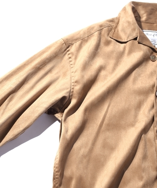 THE DAY(ザデイ)の「THE DAY×SHIPS JET BLUE: フェイクスエード キャンプカラーシャツ(シャツ/ブラウス・メンズ・ベージュ・LARGE/MEDIUM)」の5枚目の写真